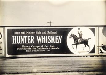 STANLEY N. HOYT (active 1900-1915) Group of 20 photographs of San Francisco billboards that survived the 1906 earthquake.